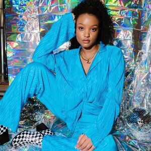 Dressed in LALA Electric Blue Jumpsuit